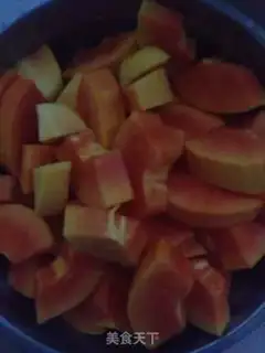 Make The papayas are silver and sugary step 3