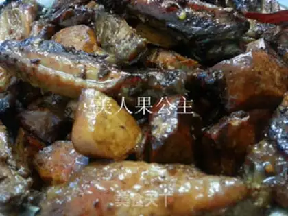 Make Chicken wings dry tofu dry step 9