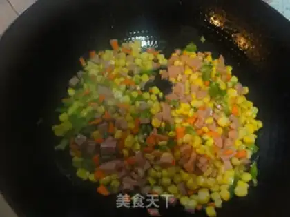Make Sweet ham corn step 4