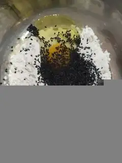 Make Sour cream blueberry cake step 3