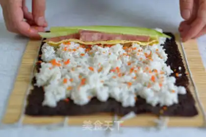 Make Delicious sushi step 4
