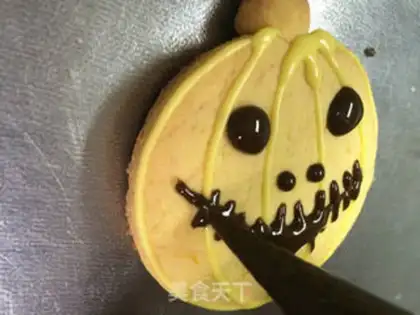 Make Pumpkin cookies for Halloween step 6