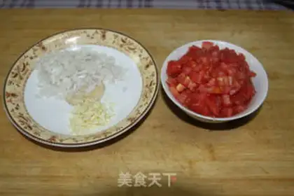 Make Tomato bacon pizza step 1