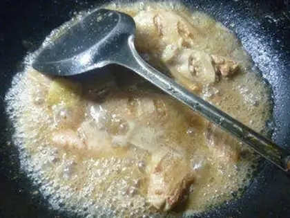 Make Soy sauce, fried chicken wings step 8