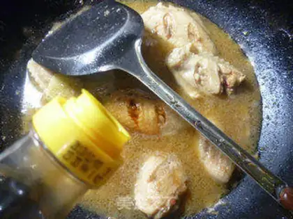 Make Soy sauce, fried chicken wings step 9