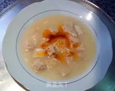Make Turkish cow belly soup step 8