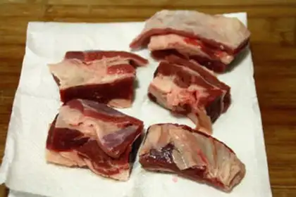 Make Red beef stew step 1