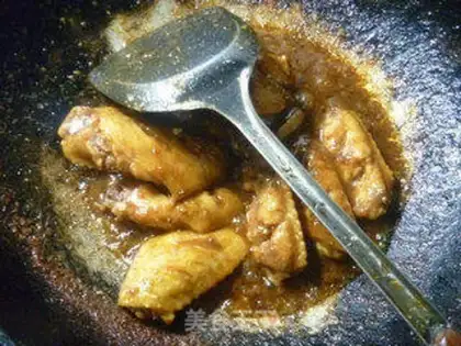 Make Soy sauce, fried chicken wings step 13