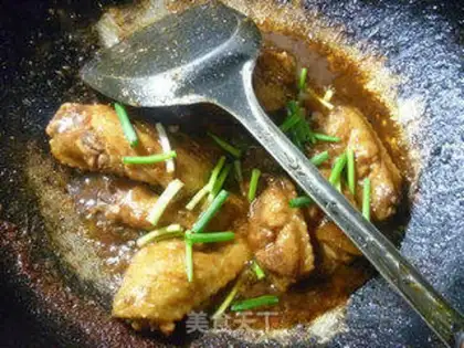 Make Soy sauce, fried chicken wings step 14
