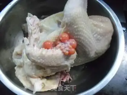 Make Chicken fan soup step 1