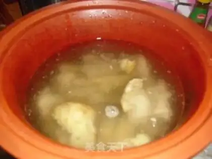 Make Chicken fan soup step 4