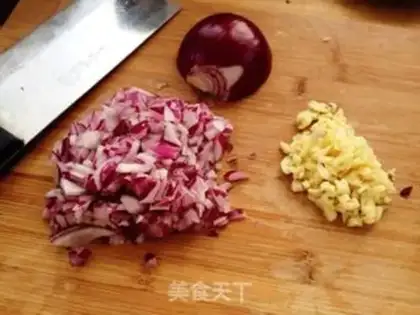 Make Five of them fried Korean hot sauce step 1