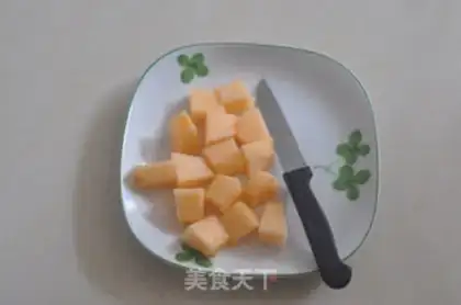 Make Fruit and rice step 1