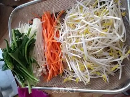 Make Rock pan rice step 0