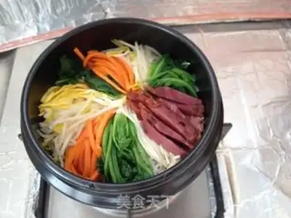 Make Rock pan rice step 5
