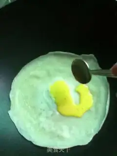 Make Cheese ham and vegetable burrito step 2