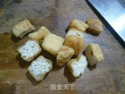 Make Soy sauce and tofu radish step 1