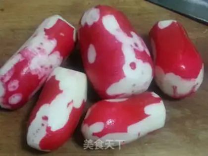 Make The radish step 1