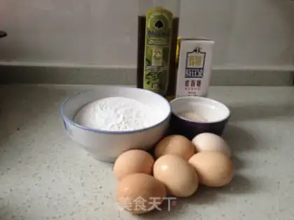 Make Powder cake step 0