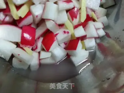 Make The radish step 6