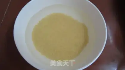 Make Red sugar rice congee step 0