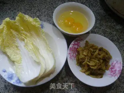 Make Squeeze eggs and cabbage step 0