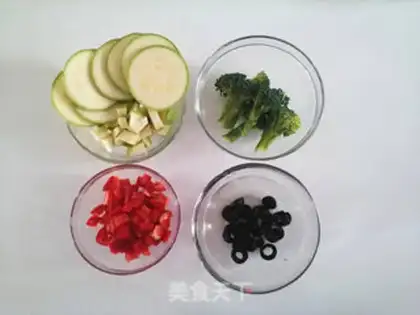 Make French vegetable salt cake step 0