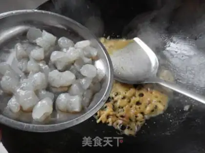 Make Shrimp corn fried rice step 7