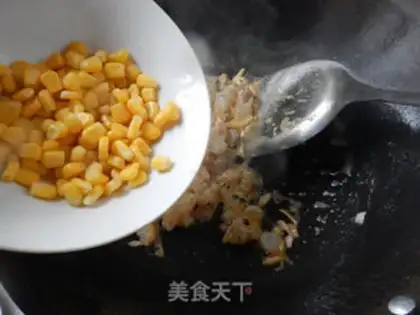 Make Shrimp corn fried rice step 8