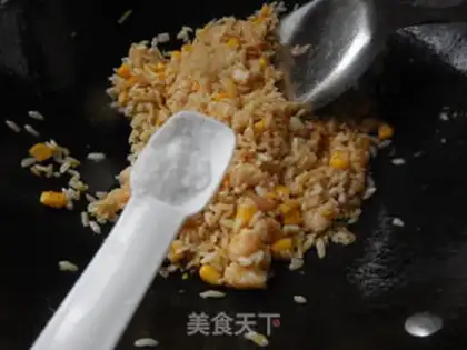 Make Shrimp corn fried rice step 10