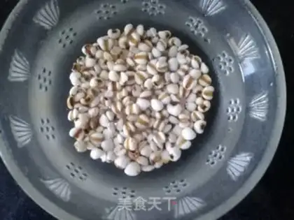 Make Red bean rice soup step 1