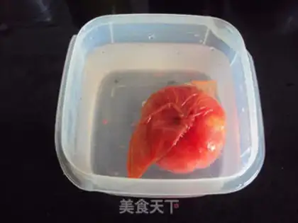 Make Tomato egg soup step 1