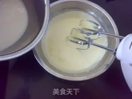 Make Green tea cream ice cream step 3