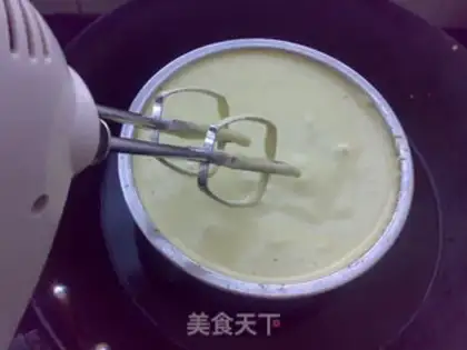 Make Green tea cream ice cream step 5