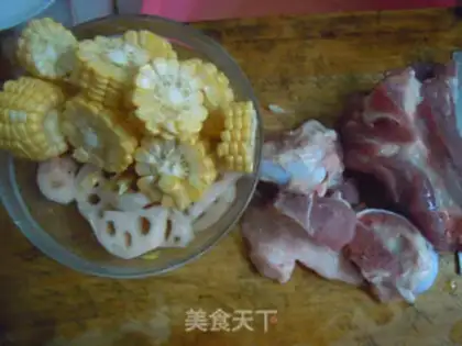 Make ♪ Daly, sour corn soup ♪ step 1