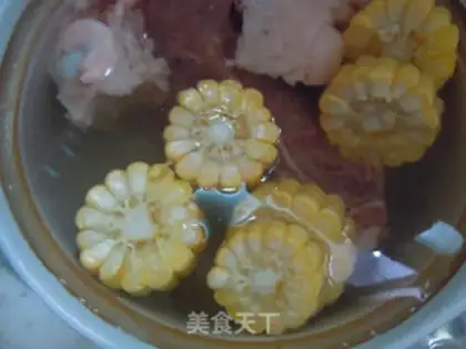 Make ♪ Daly, sour corn soup ♪ step 3