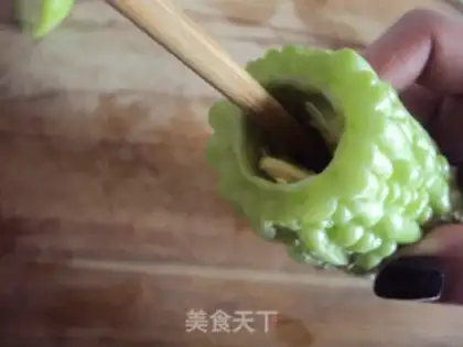 Make The bitter melon step 3