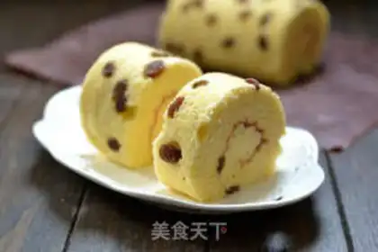 Make raisin jam cake rolls step 9