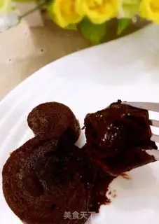 Make Chocolate lava cake step 14