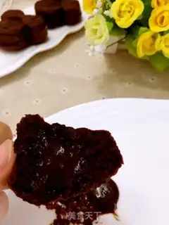 Make Chocolate lava cake step 15
