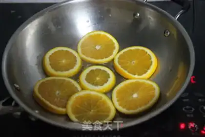 Make A fresh orange mousse cake step 2