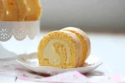 Make Japanese cotton cake rolls step 8