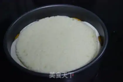 Make A fresh orange mousse cake step 11