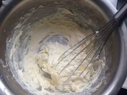 Make Schoveley cheesecake step 4