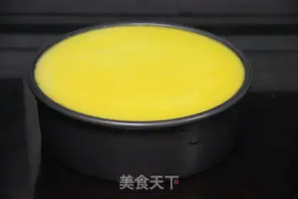 Make A fresh orange mousse cake step 13