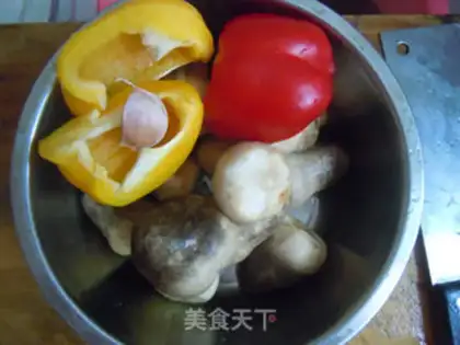 Make Sweet pepper mushrooms step 0