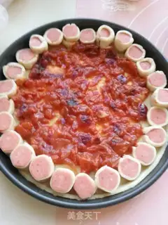 Make Corn bacon tuna pizza step 9