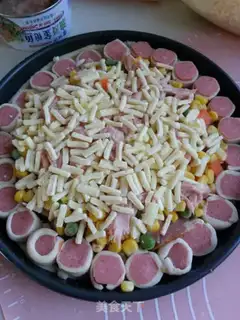 Make Corn bacon tuna pizza step 14