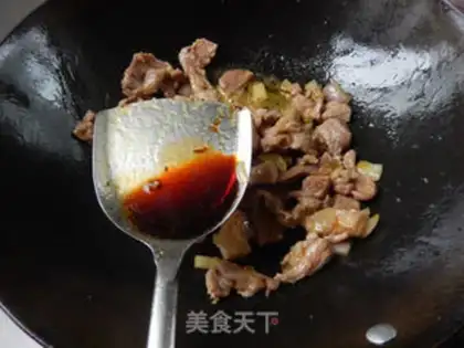 Make Autumn fried meat step 10