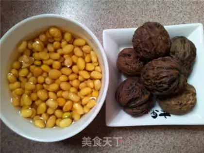 Make Black bean walnut soy step 0